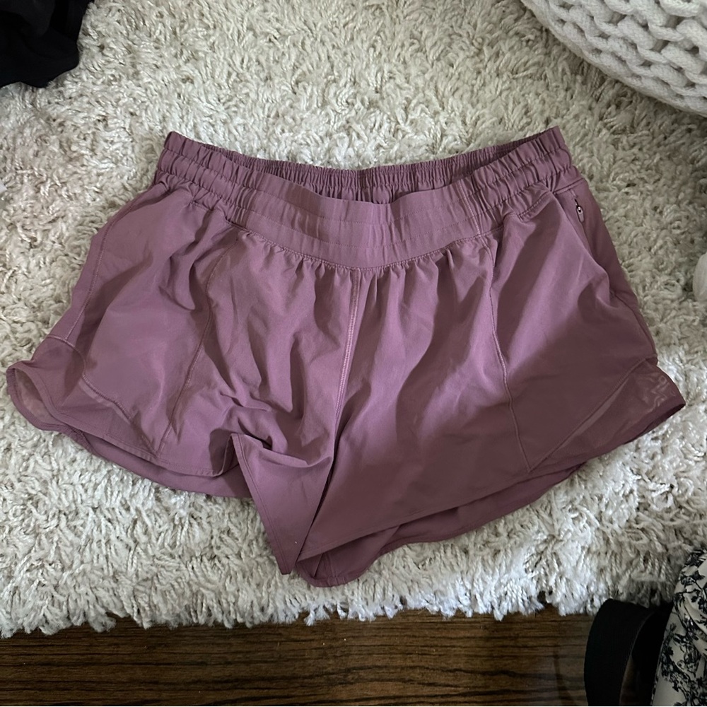 lululemon athletica Dusty Pink Athletic Shorts